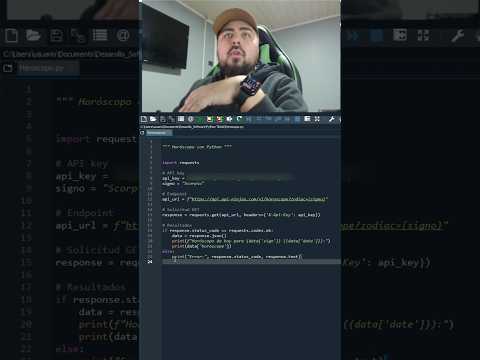 Cómo leer el horóscopo desde Python ✅ #chrispalavecino #python #horoscopo