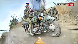 Ukrainian FPV Drones Hunt and Wipe Out Russian Motorcyclists One by One Near Pokrovsk