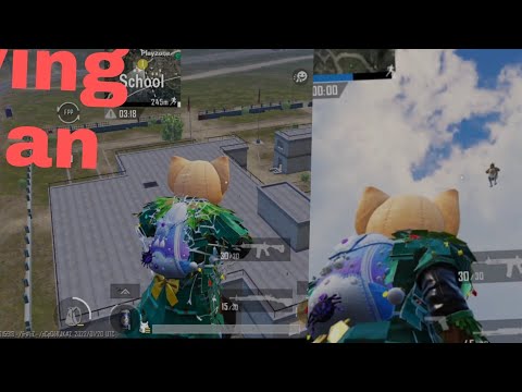new trick in pubg हवा मैं fake  दिया new flying trick in | bgmi pubg spiderman mode