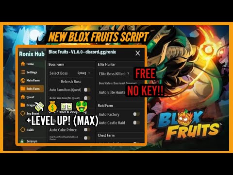 [UPDATE 24] Blox Fruits 🌋Script *NO KEY* | FASTEST AUTO FARM AUTO RAID AUTO V4 MORE