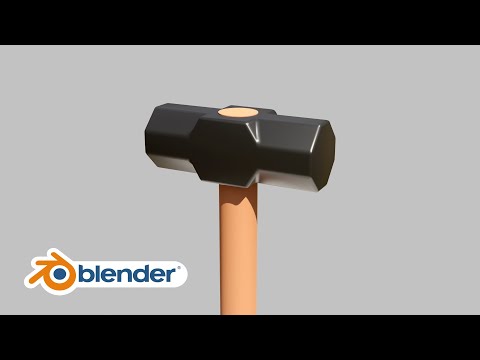 Create a Sledge Hammer in Blender (Tutorial with Music)