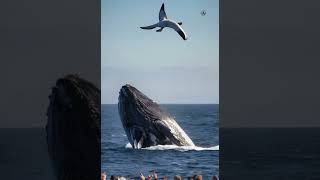 The Whale’s Spectacular Splash#WhaleSplash #MarineLife #OceanMagic