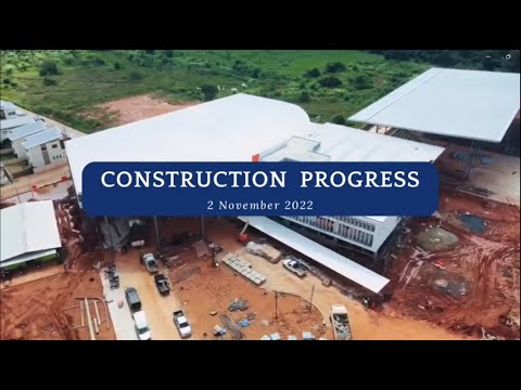 Drone video footage of Daniel International School building site — November 2, 2022.