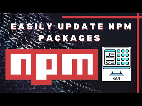Update NPM Packages easily with  GUI | Tutorial | Node.js