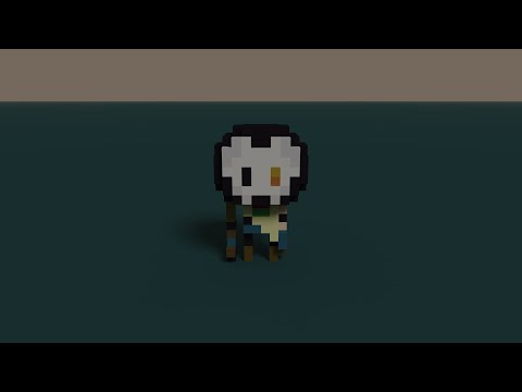 Jhin Chibi Voxel Art | League of Legends | LoL FanArt