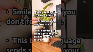 Boost confidence instantly. #ConfidenceHack #SelfGrowth #MindsetTips #DailyMotivation