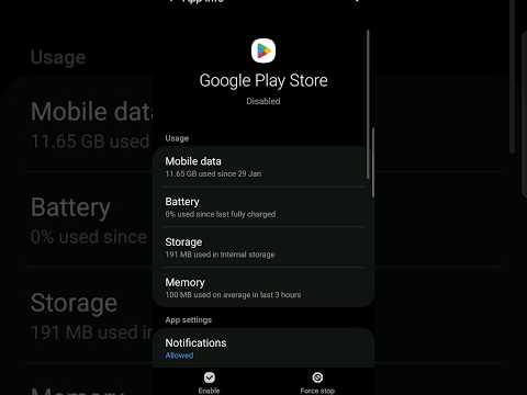 Play store ko disable se enable kaise kare | How to enable disable google play store #shorts #viral