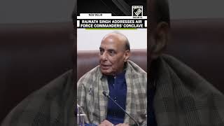 Union Defense Minister Rajnath Singh addresses Air Force Commanders' Conclave