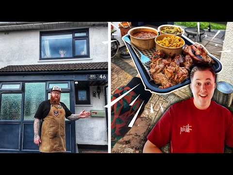This Guy in Cardiff Cooked & Sold Me a BBQ Platter from his HOUSE