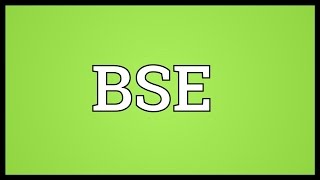 BSE Meaning