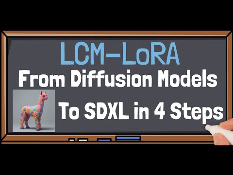 LCM-LoRA: From Diffusion Models to Fast SDXL with Latent Consistency Models