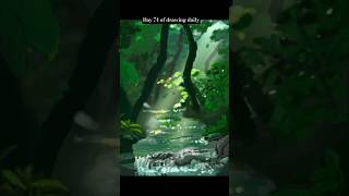 Day 74. Forest study. #backgroundart #environment #speedpaint #illustration #art
