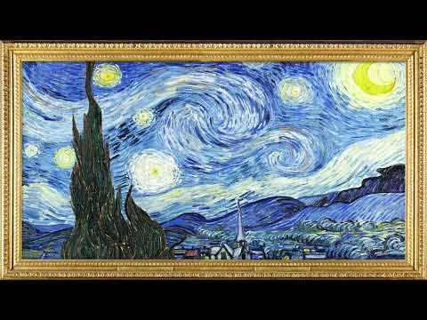 Van Gogh Starry Night | Luxury Art Screen Display for TV, Lobby, Reception & Lounge