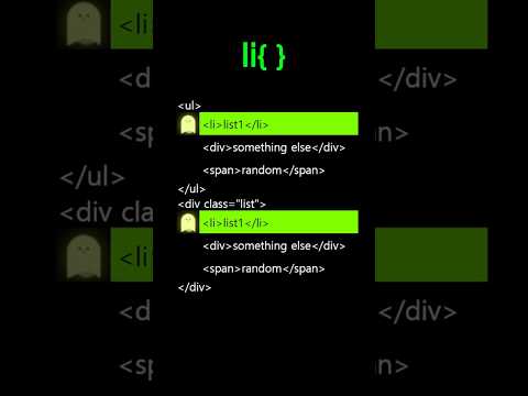 CSS Selector in 20 sec
