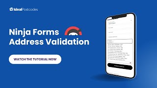Ninja Forms Address Validation Integration