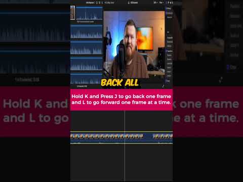 Using the JKL keys for precision editing in FCP! #fcp#finalcutpro#tutorial