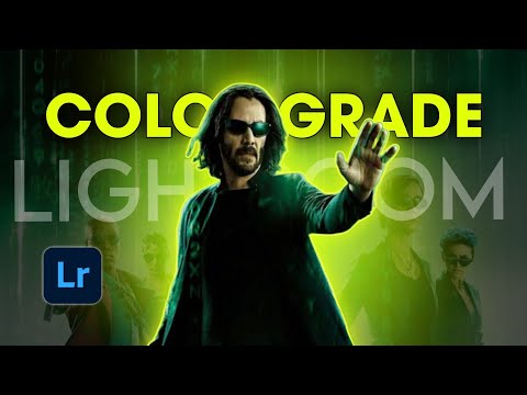 Secret Color Grading of the Movie MATRIX in Lightroom Mobile 😱