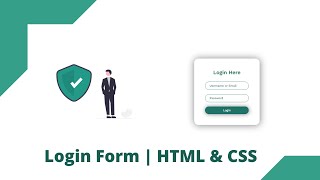HTML Form Design | SpeedCode  | Swapnil Codes | #loginform #html #css
