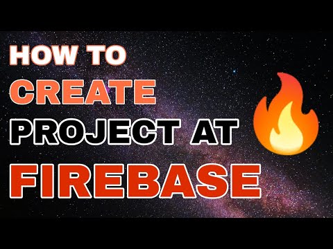 How❓ To Create A Project in 🔥 Firebase Application