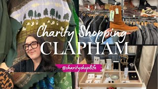Charity shopping in Clapham 📍London