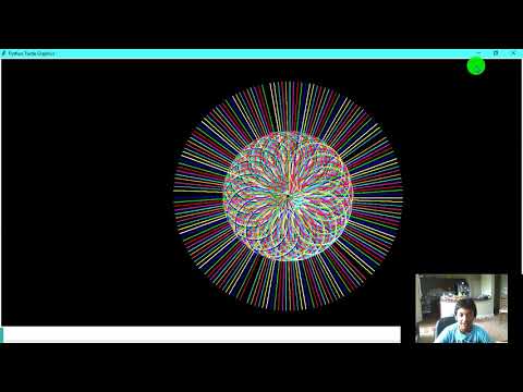 How tor circle star with Python Turtle  | kids turtle programming