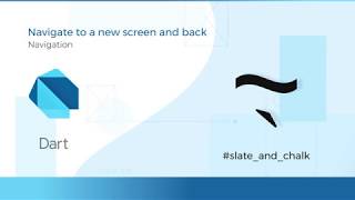 Navigate to a new screen and back - Navigation | Flutter for Web