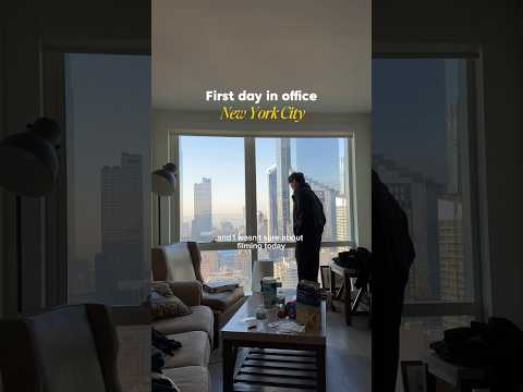 first day of work in new york #newyork #job