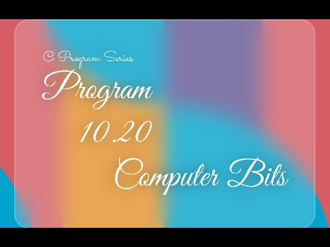 c program series - program 10.20