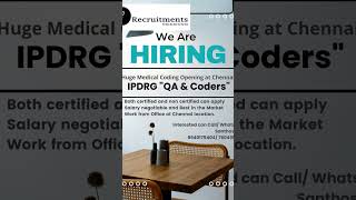Non certified, certified QA#coders #medicalcoding #jobs #vaccancies #drg