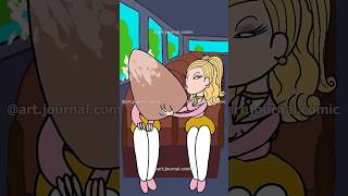 POV: bestie using a makeup sponge on the school bus