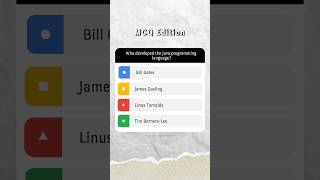Who developed java programming language | Java tutorial | Java for beginners | Java | #shorts