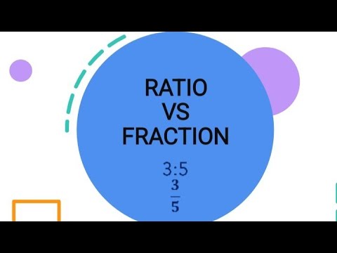 Ratio VS fraction #maths #education #mathconcepts #mathematics