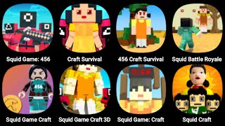Squid Game: 456 Craft Survival, Squid Battle Royale, Squid Game Craft, Squid Game Craft 3D