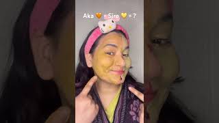 Aka💛 + Siro🧡 = ✨Glowu Who Best?#skincare #glowhack#colors #dance #tiktok #shortvideo #trend #viral