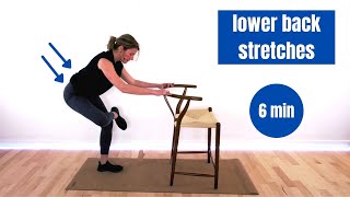 Standing Lower Back Stretches -  for office or home
