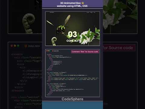 Animated website #webdevelopment #webdev #softwaredevelopment #html #css #website #codesphere