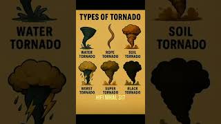 TYPES OF TORNADO 🌪️ #Part5 #rarestmoments #tornado #videoloop #hifi nihal 317 #viralshort #village