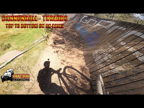 Thredbo Cannonball Downhill MTB Track on an eBike