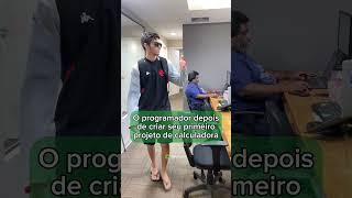 Programador criando o primeiro projeto #programação #developer  #desenvolvedor #aplicativo