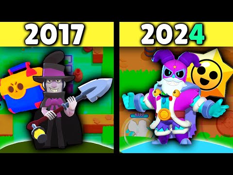 La EVOLUCIÓN de BRAWL STARS (2017-2025) | HISTORIA COMPLETA