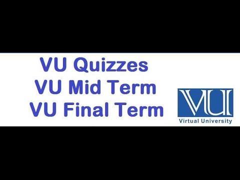 VU Quiz, Assignments, Midterm and Final Term Syllabus breakup