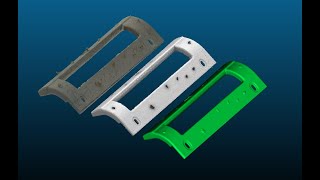 Aligning and meshing 3d scan pointclouds in CloudCompare