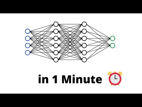 Neural Networks explained in 1 Minute | Deep Learning in a Nutshell