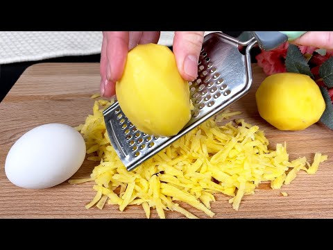 ❗️ Just grate the potatoes and add an egg. It's so delicious that I cook it every day