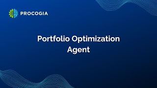 Portfolio Optimization Agent: Adapt with Speed. Optimize with Confidence.