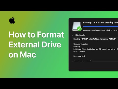 How to Format External Drive on Mac