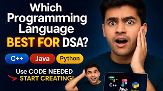 Which Programming Language best for DSA | Complete Guide and Clear All Doubts in 10 Min [HINDI]