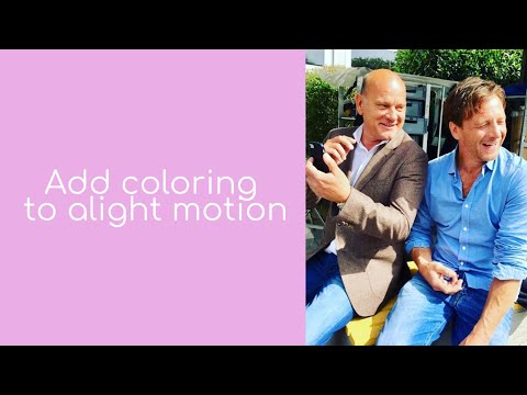 How to add coloring on alight motion | emma.aep