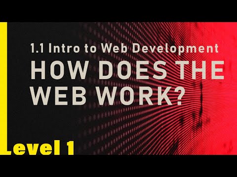 1.1 How does the web work?