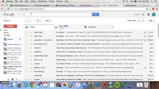 Gmail search bar full screen
